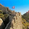 Sintra Mountains The Castle of The Moors Diamond Painting