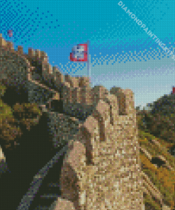 Sintra Mountains The Castle of The Moors Diamond Painting