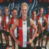 St Kilda Saints Club Diamond Painting