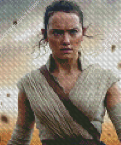 Star Wars Rey Skywalker Diamond Painting