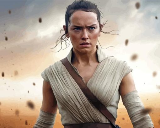 Star Wars Rey Skywalker Diamond Painting