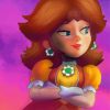 Super Mario Game Princess Daisy Diamond Painting