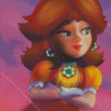 Super Mario Game Princess Daisy Diamond Painting