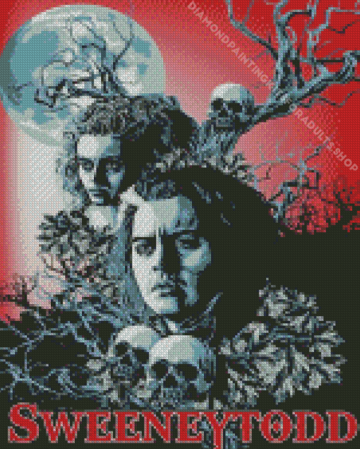 Sweeney Todd Poster Diamond Painting