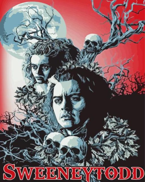 Sweeney Todd Poster Diamond Painting