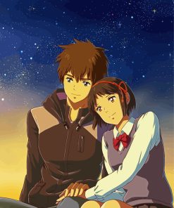 Taki And Mitsuha Diamond Painting