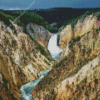 The Grand Canyon of The Yellowstone River Diamond Painting