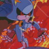 The Hedgehog Metal Sonic Diamond Painting