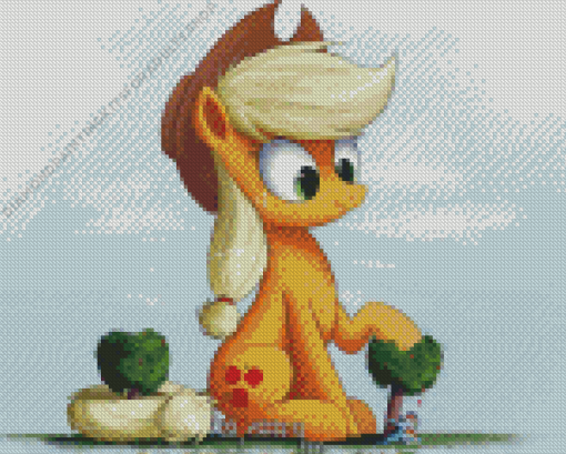 The Little Pony Applejack Diamond Painting