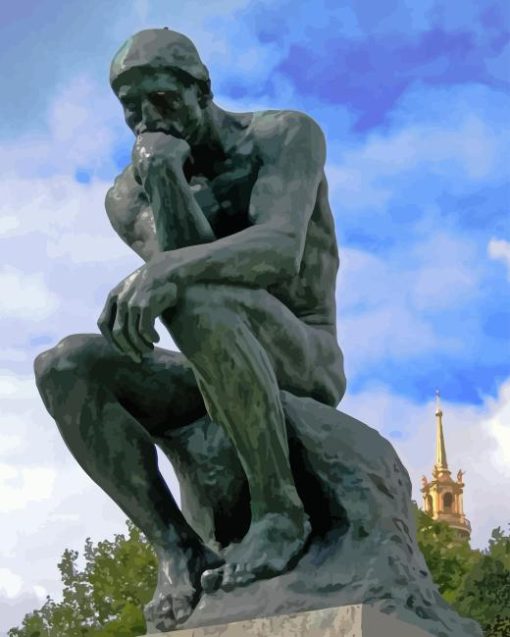 The Thinker Auguste Rodin Diamond Painting