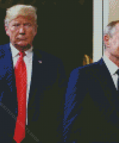 Trump And Putin In Helsinki Diamond Painting