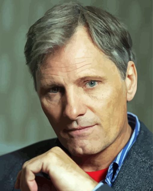 Viggo Mortensen Actor Diamond Painting