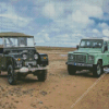 Vintage Land Rover Cars Diamond Painting