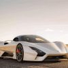 White SSC Tuatara Car Diamond Painting