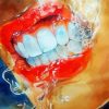 White Teeth Diamond Painting