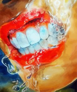 White Teeth Diamond Painting