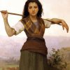 William Adolphe Bouguereau The Shepherdess Diamond Painting