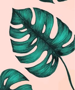 Aesthetic Philodendron Diamond Painting