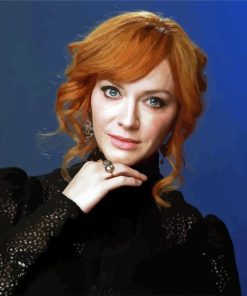 American Actress Christina Hendricks Diamond Painting