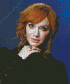 American Actress Christina Hendricks Diamond Painting