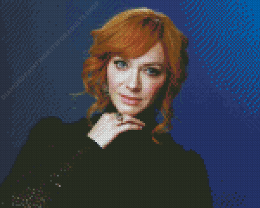 American Actress Christina Hendricks Diamond Painting