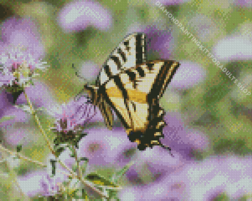 Beautiful Tiger Swallowtail Diamond Painting