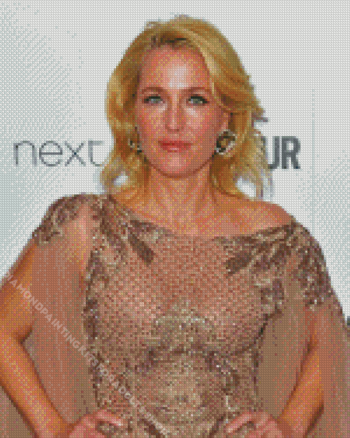 Beautiful Actress Gillian Anderson Diamond Painting