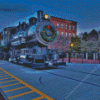 Beautiful Locomotive Train Diamond Painting