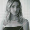 Black And White Brianne Howey Diamond Painting