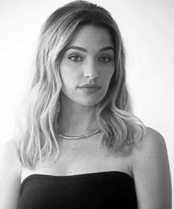 Black And White Brianne Howey Diamond Painting