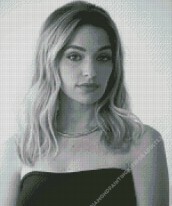 Black And White Brianne Howey Diamond Painting