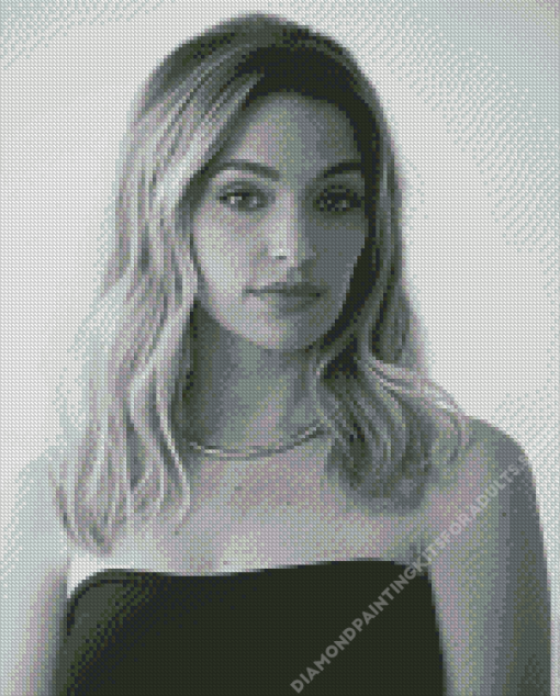 Black And White Brianne Howey Diamond Painting