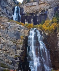 Bridal Veil Falls Landscape Diamond Painting