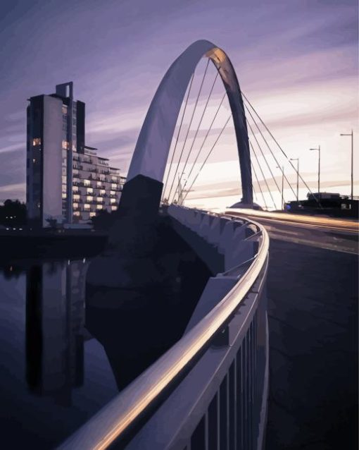 Clyde Arc Glasgow City Diamond Painting