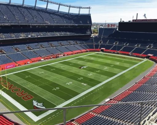 Colorado Empower Field At Mile High Stadium Diamond Painting