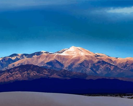 Colorado Mt Blanca Diamond Painting