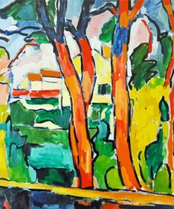 De Vlaminck The Red Trees Diamond Painting