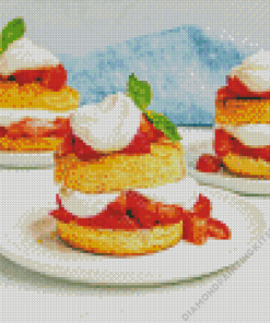 Delicious Strawberry Shortcakes Diamond Painting