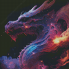 Dragon From Galaxies Diamond Painting