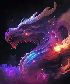 Dragon From Galaxies Diamond Painting