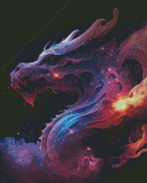 Dragon From Galaxies Diamond Painting