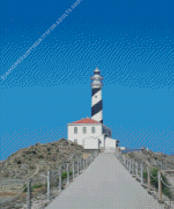 Far De Favaritx Lighthouse Diamond Painting