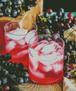 Grape Juice Diamond Painting