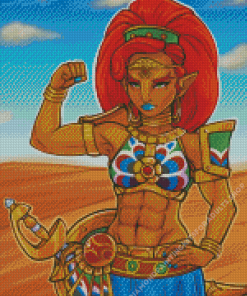 Legend Of Zelda Urbosa Character Diamond Painting