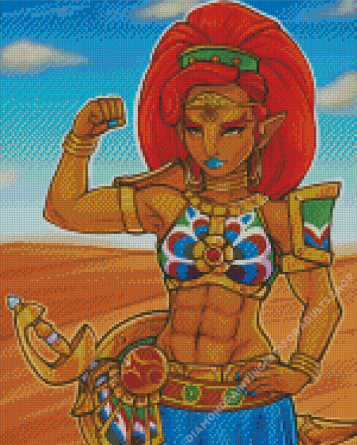 Legend Of Zelda Urbosa Character Diamond Painting