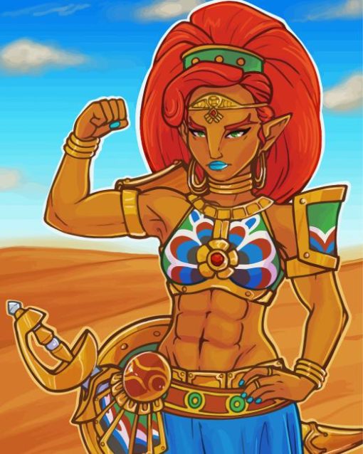 Legend Of Zelda Urbosa Character Diamond Painting