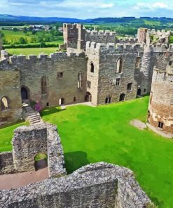 Ludlow Castle The North Range Diamond Painting