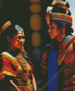 Mayan Couple Diamond Painting