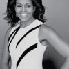 Michelle Obama Black And White Diamond Painting