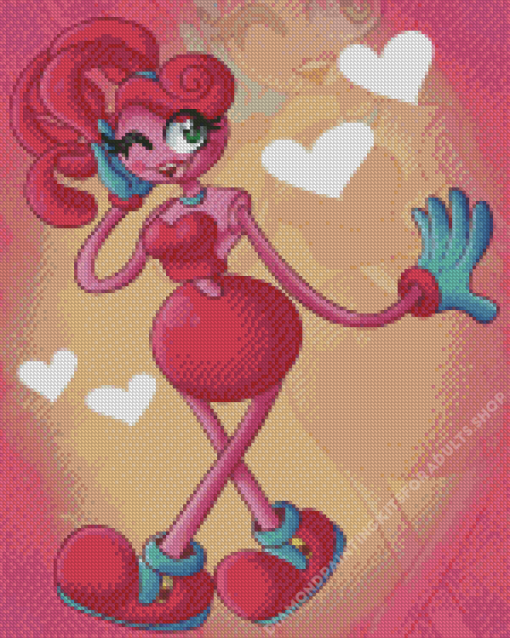 Mommy Long Legs Poppy Playtime Diamond Painting